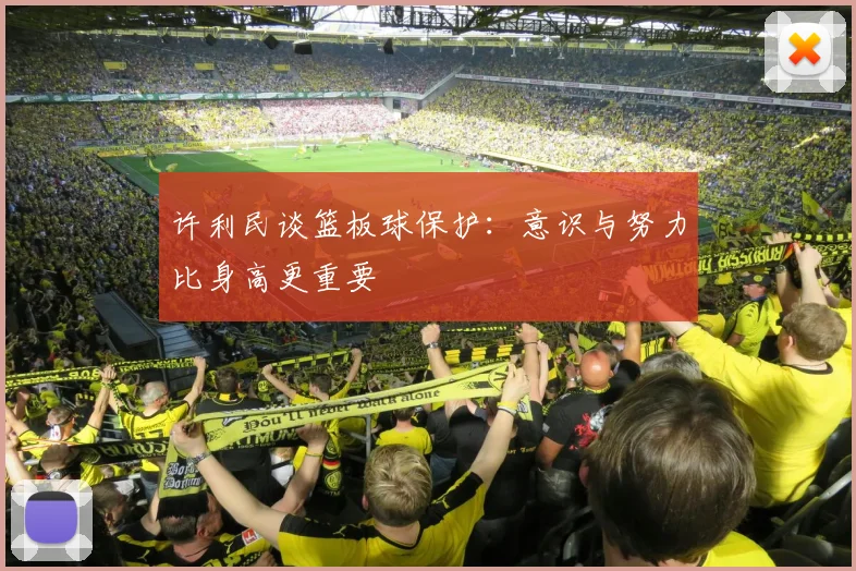 许利民谈篮板球保护：意识与努力比身高更重要